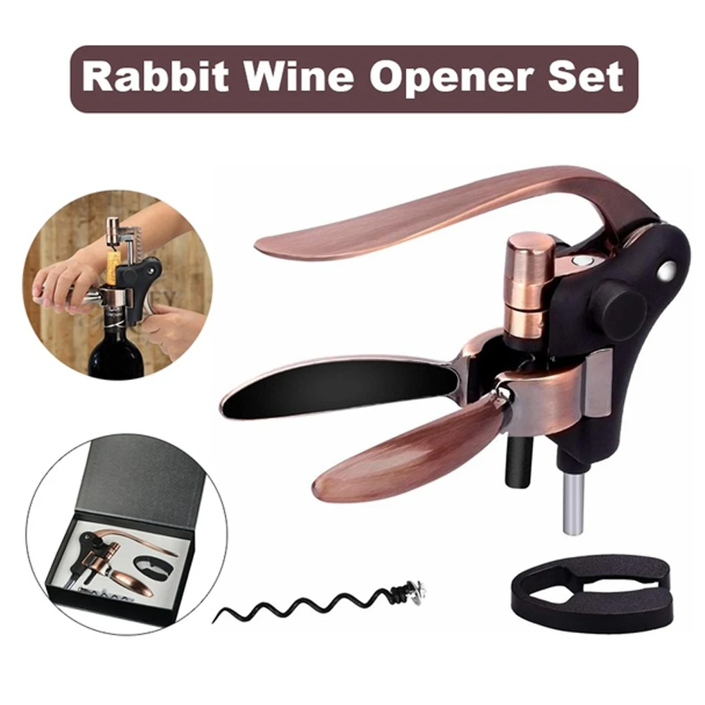 

Wine Opener,Wine Bottle Opener Metal Lever Bottle Opener Corkscrew with Foil Cutter,Corkscrew Gift for Anniversary,Birthday