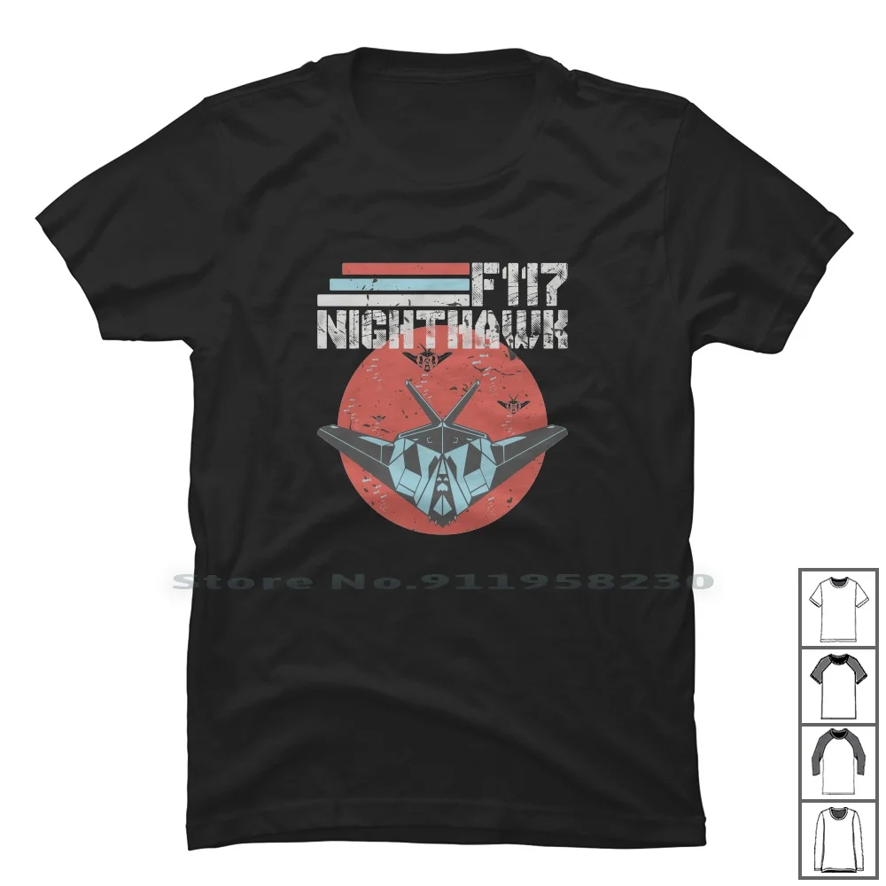 F-117 Nighthawk Stealth T Shirt 100% Cotton Mechanic Aviation Stealth Steal Night Teal Hawk Tea St