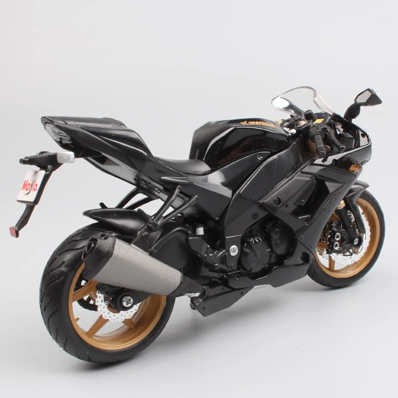 Maiisto kawasaki ninja zx 10r super moto modelo, 1:12 escala, diecast veículo, motocicleta de corrida, brinquedos para crianças, coleção