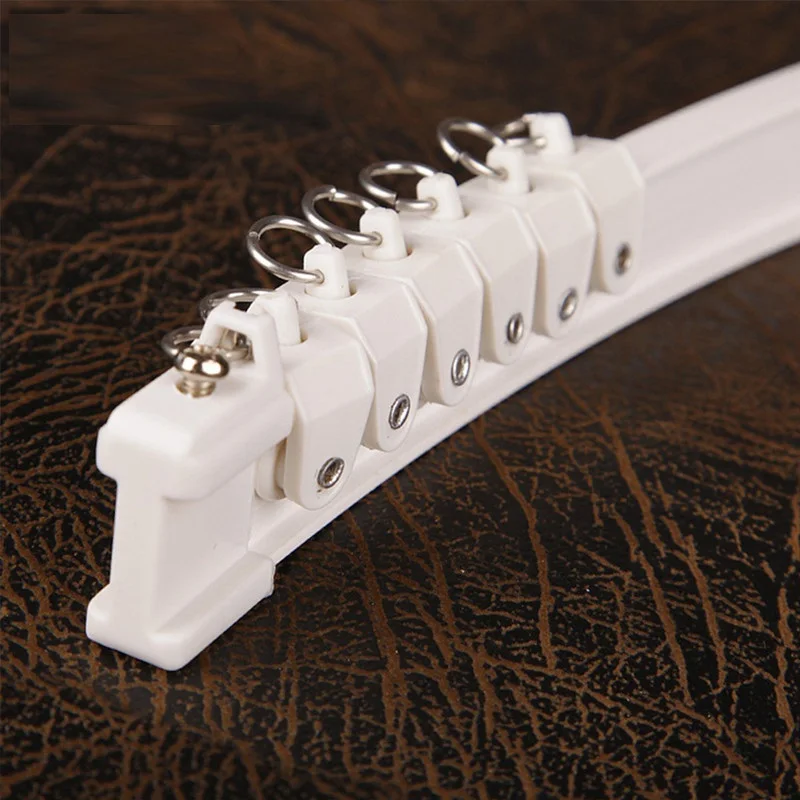 

Smoothly curved track L-shaped U-shaped bay window rail Flexible external pulley curtain track