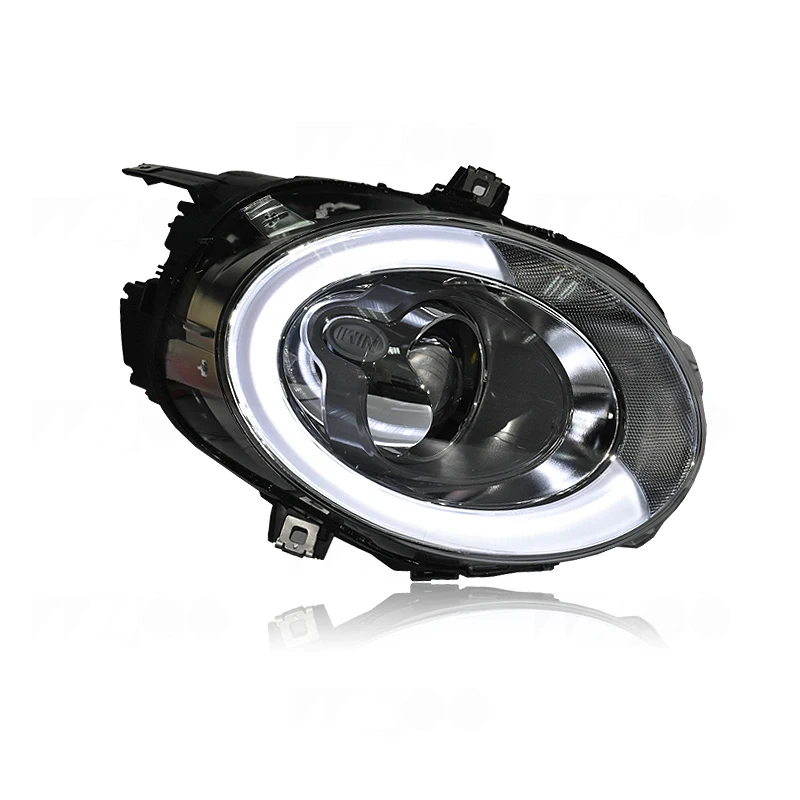 Car Styling per Mini F55 F56 F57cooper fari a led tutti i fari a LED Angel eye led DRL + indicatore di direzione luce anteriore lente bi-xeno