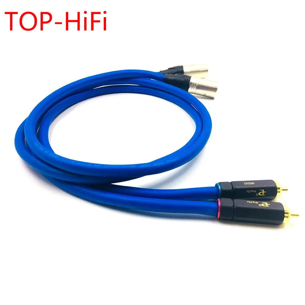 

TOP-HiFi Pair BR-109 RCA to XLR Male to Male Balacned Audio Interconnect Cable XLR to RCA Cable with CARDAS Clear-Light-USA