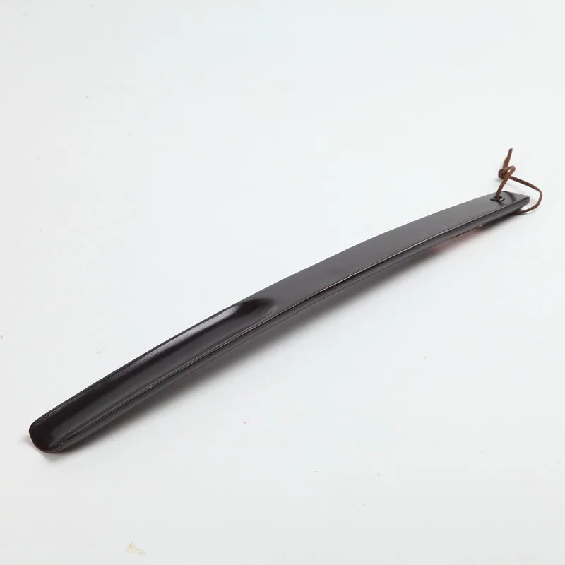 1pc 38cm Professional Wooden Shoe Horn Flexible Long Handle Shoehorn Useful Shoe Lifter Professional Shoe Spoon Home Tools