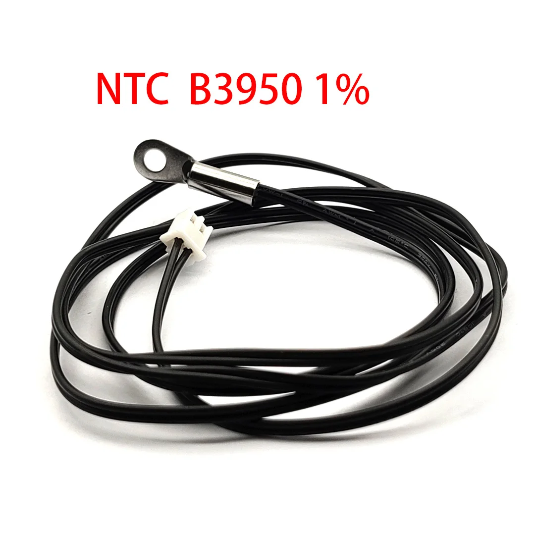 NTC Thermistor Temperature Sensor B3950 High Precision 10K 15K 20K 50K 100k Wire Ear Fixed Head M4 Temperature Sensing 3950 1M