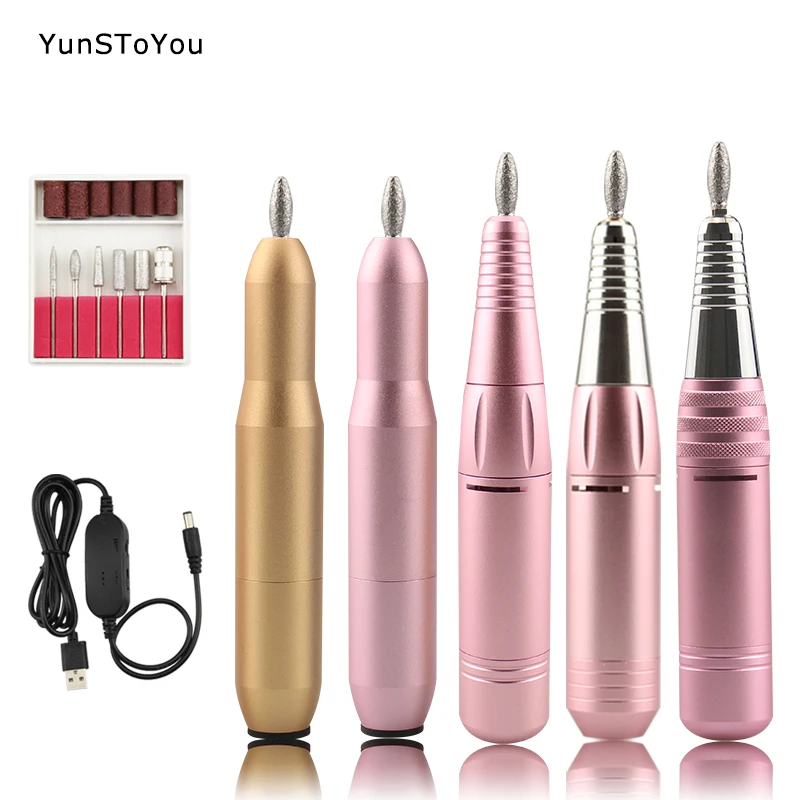 

Nail Drill Machine 35000 RPM Electric Manicure Machine Set USB Portable Nail Drill Pen Pedicure Drill Ceramic Nail File Tools