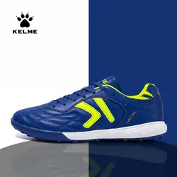 KELME Soccer Shoes TF Football Boots Calf-Skin Cleats  Professional Futsal Original Football Training  Sneakers  ZX80011017