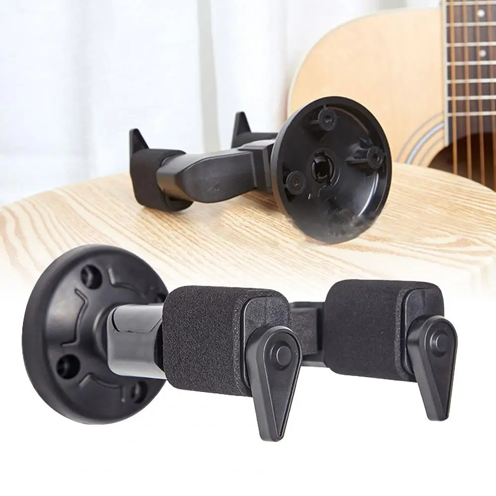 Guitar Self-lock Hanger Stand Wall Mount Holder Hook Guitar Holder for Electric Guitar Acoustic Mandolin Ukulele Guitar