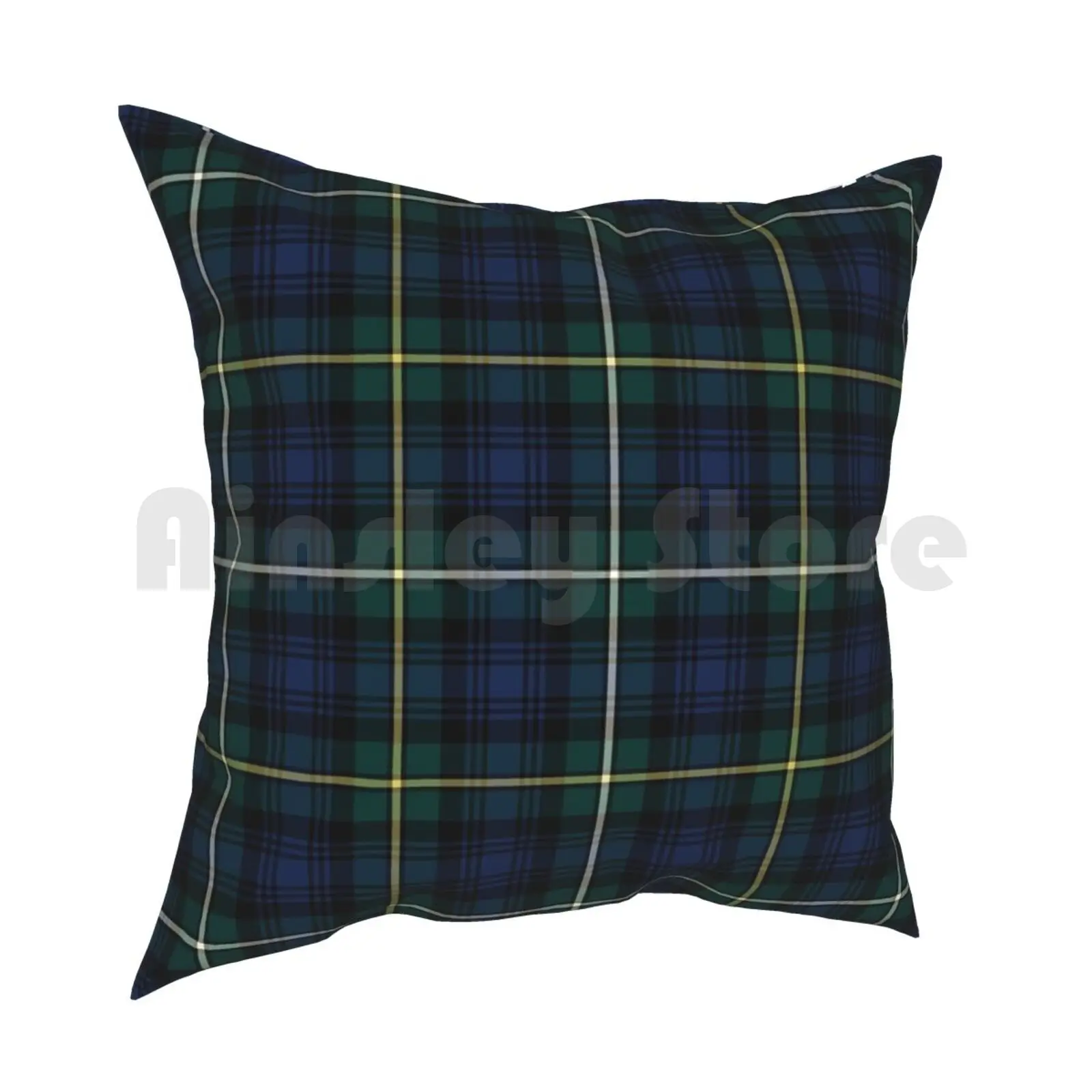 Clan Campbell Tartan Pillow Case Printed Home Soft Throw Pillow Clan Campbell Tartan Argyll Scottish Pattern Plaidwerx