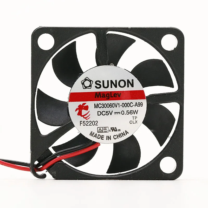 

SUNON MC30060V1-000C-A99 Server Cooling Fan DC 5V 0.56W 30x30x6mm 2-Wire