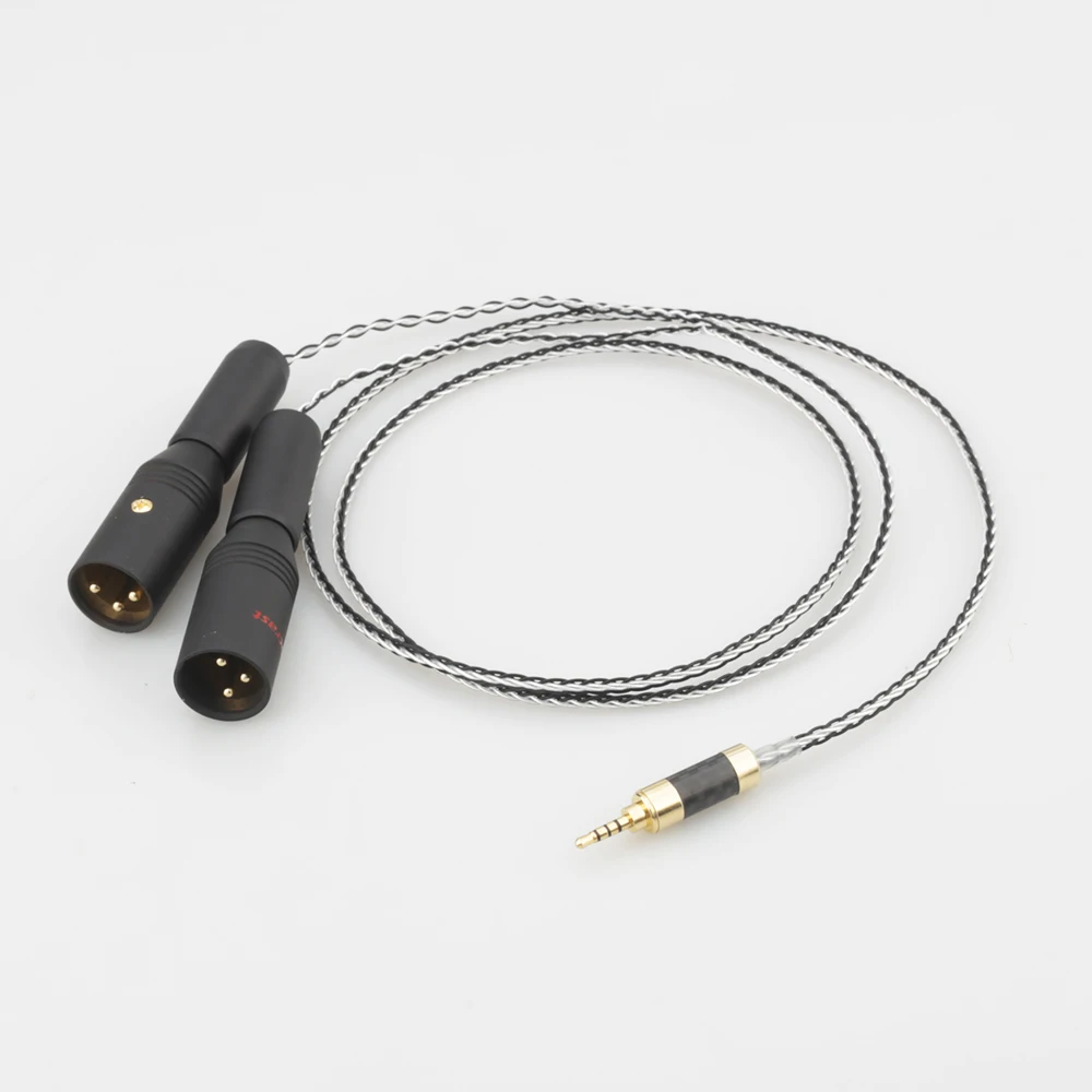 HIFI 2.5mm TRRS Balanced Male to 2x 3 Pin XLR Male Cable for Astell&Kern AK100II, AK120II, AK240 AK380 AK320, DP-X1A, FIIO X5III