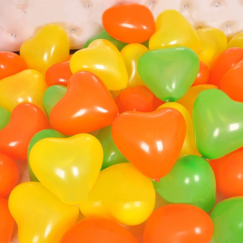 20/50PCS Wedding Birthday Party Baby Shower Decoration Heart Balloon Thickening 2.2g Anniversary