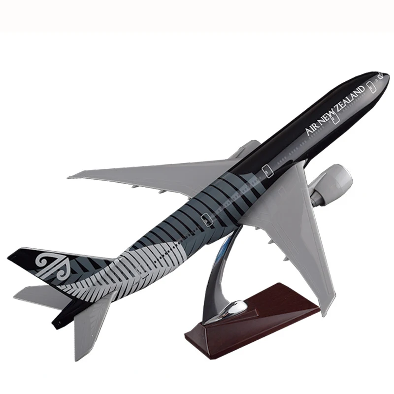 

47CM New Zealand Airways 777 Airlines Airplane Model with Base Resin Aircraft Plane For Collectible Souvenir Show Gift Toy