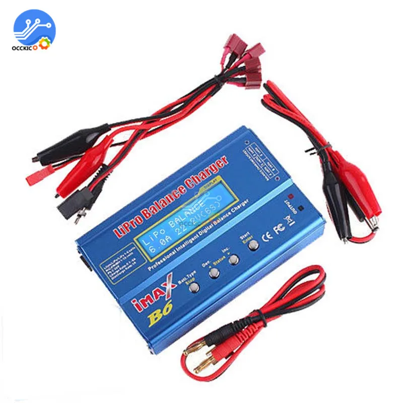 iMAX B6 Li-ion Battery Charger RC Lipo NiMh NiCD Battery Power Bank Balancer Charge Discharger LCD Digital Display