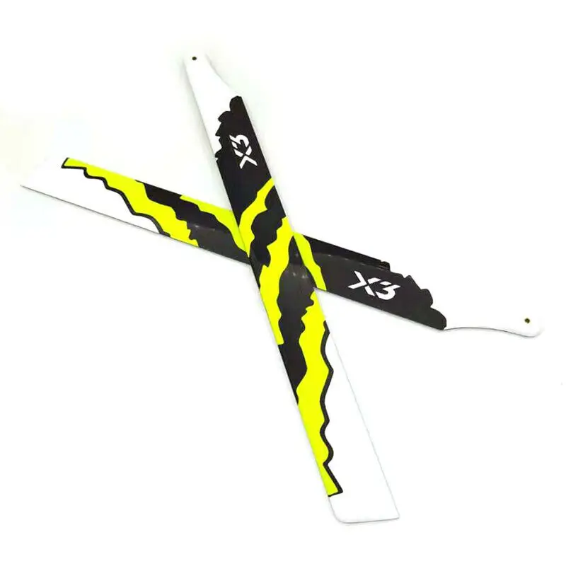 2 pairs 370mm Carbon Fiber Main Blade for ALZRC X360 Trex 450L 480 465 helicopter