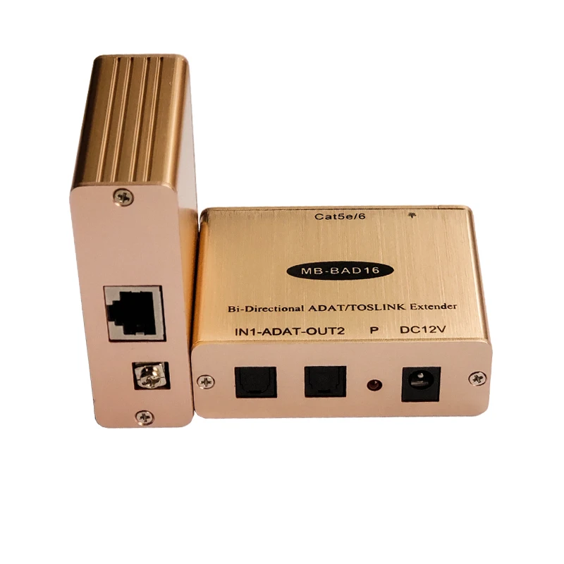 MuxBoxs Digital ADAT Optical Signal To Rj45 Converter Multi Microphone Audio Amplifier Encoder And Decoder Over Lan Cable