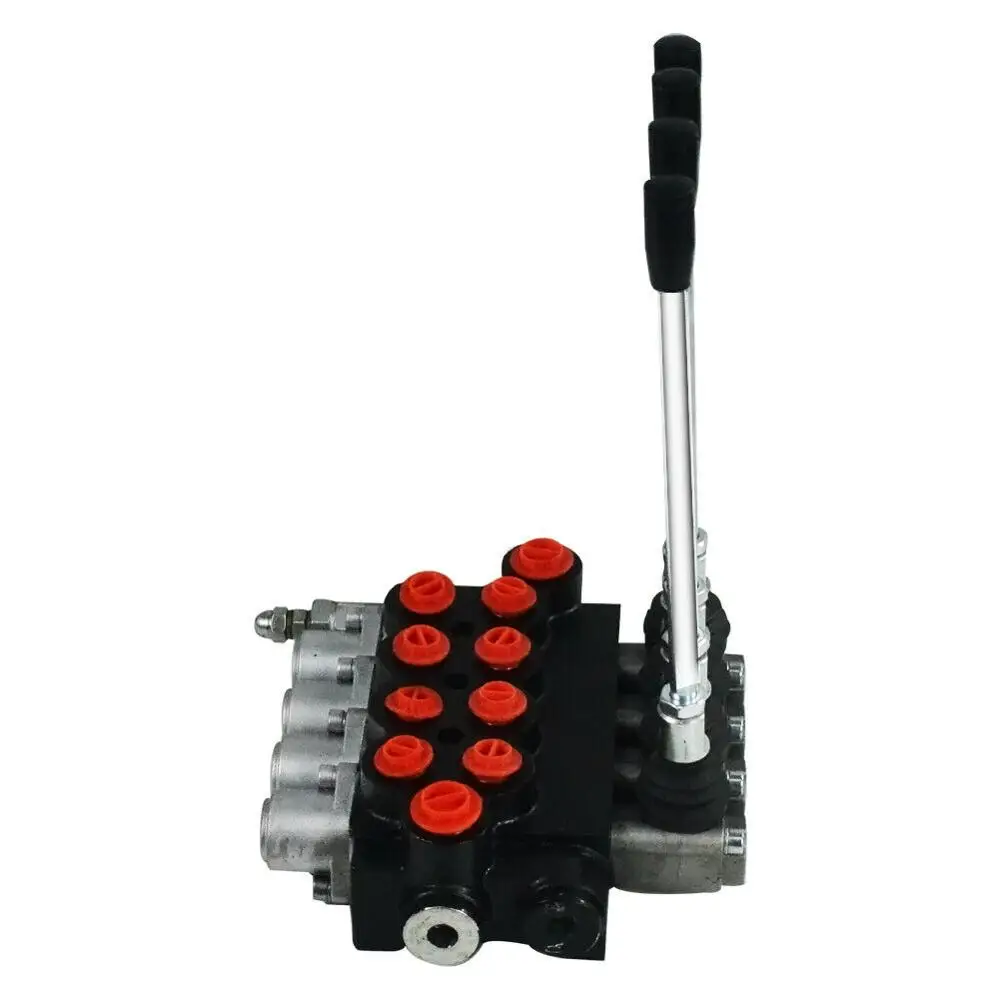 Valvola di controllo direzionale idraulica a 4 bobine 11 gpm, bobina a doppio effetto