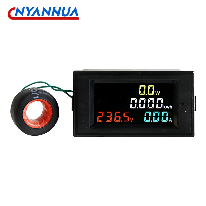 LCD Digital Multi-function Meter AC Voltage Power Current Electric Energy Electricity Meter 220V D69-2049