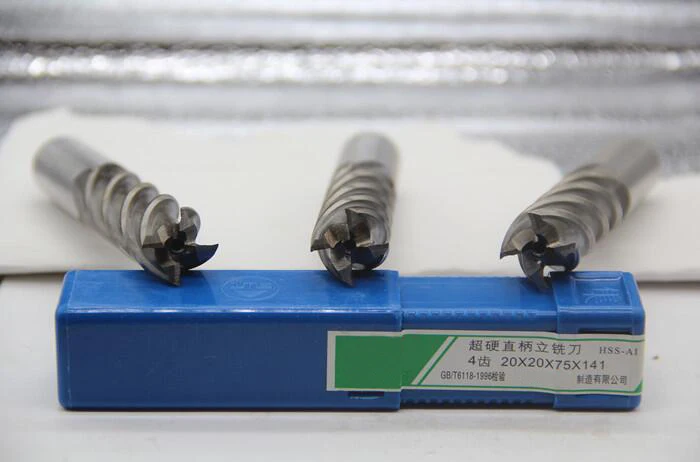 Four 4 Flute HSS & Al End Mill Cutter Extended lengthening Long CNC Bit 2 3 4 5 6 7 8 9 10 11 12 13 14 15 16 17 18 20 22 25