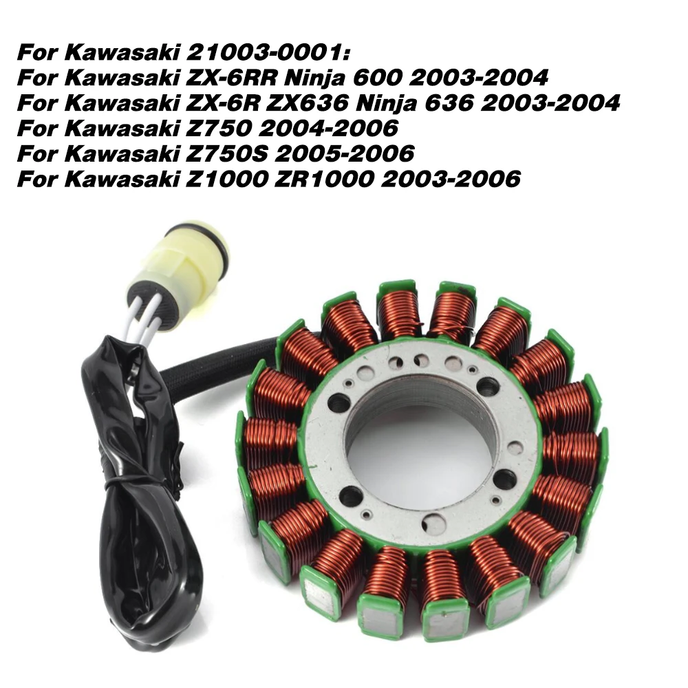 

Motorcycle Stator Coil For Kawasaki ZX6RR ZX 6RR Ninja 600 ZX6R ZX 6R ZX636 Ninja 636 2003 2004 Z750 Z750S Z1000 ZR1000