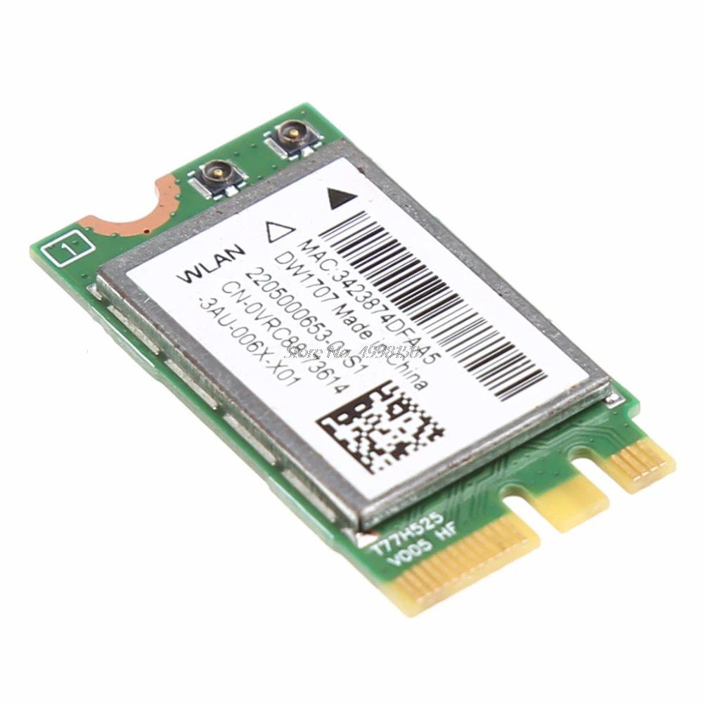 Placa wlan 300m sem fio com bluetooth v4.0 para dell dw1707 vrc88 qualcomm atheros qcnfa335