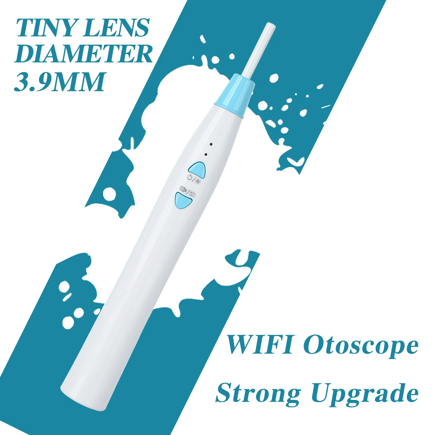 KLW F002 The New 3.9mm Tiny Lens WIFI Video Intelligent  Ear Pick cleaning Multifunctional Endoscope For Apple and Android