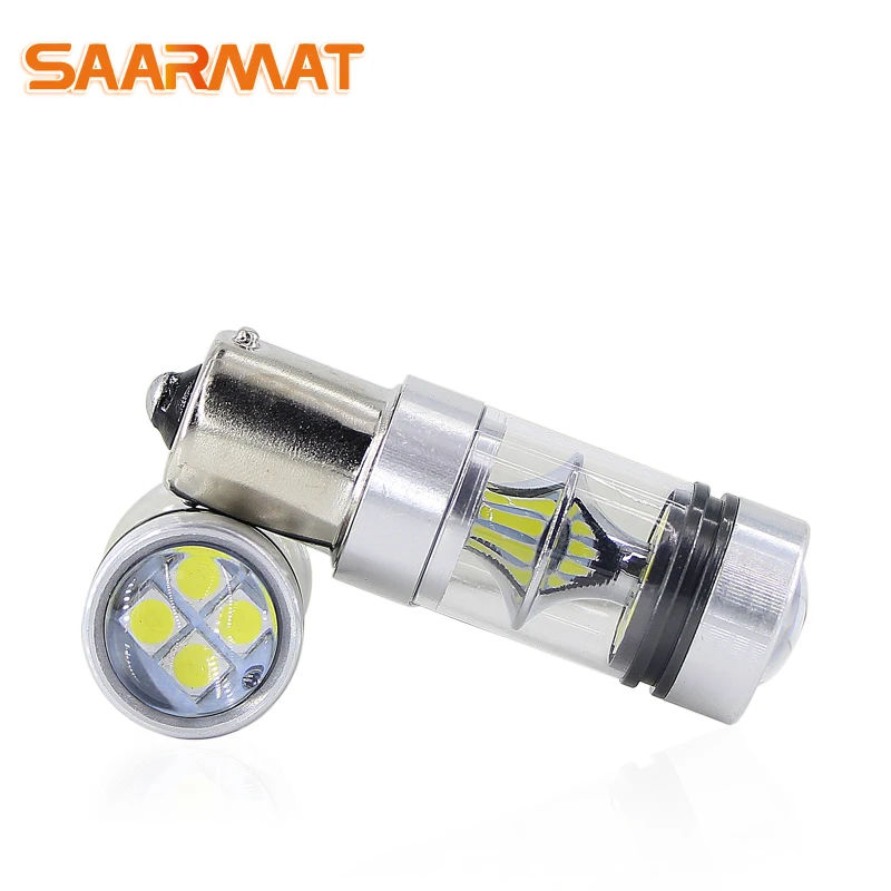 

SAARMAT 2 * шт. 100 Вт 1156 ba15s P21W 7506 bau15s PY21W T20 7440 7443 автомобильный указатель поворота, задний тормоз, задний стоп-сигнал, дневной свет moto