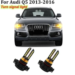 2x Car LED Turn Singal Light For Audi Q5 2013 2014 Canbus error free H16 PSY24W 5202 3030 Front turn light bulb Accessories