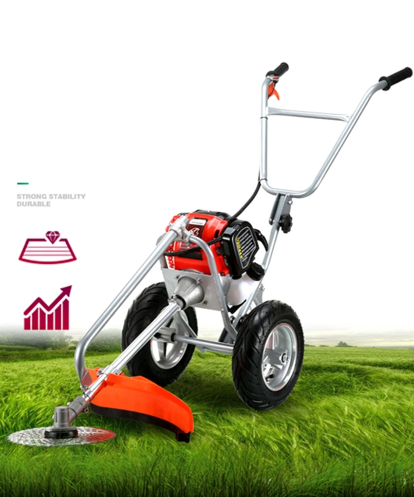 Tweetakt Viertakt Hand Push Grasmaaier