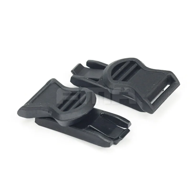 Clips giratorios con correa para gafas, montaje de riel para casco de 19mm de ancho