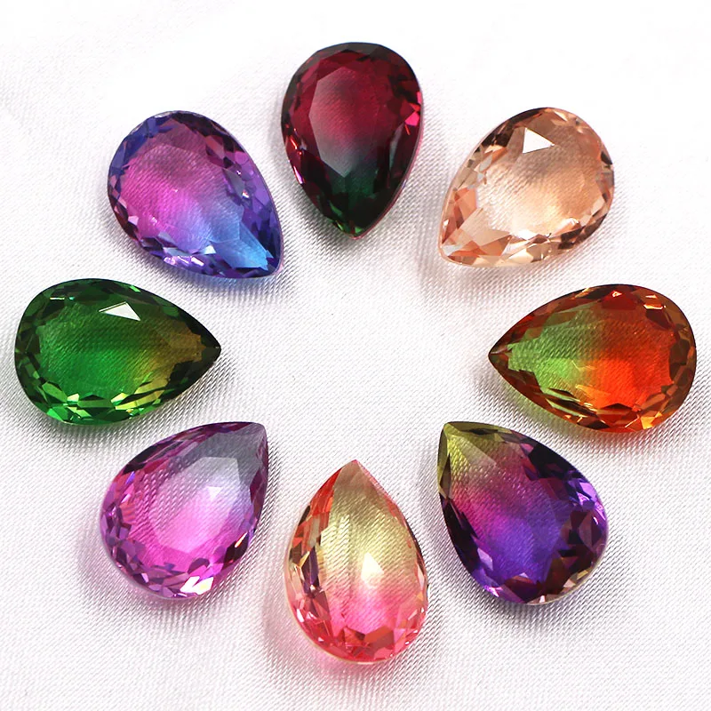 Jewelry Making Glass Crystal Strass Teardrop Shape Pointback Rhinestones Diy Nail Art/Clothing Accessories