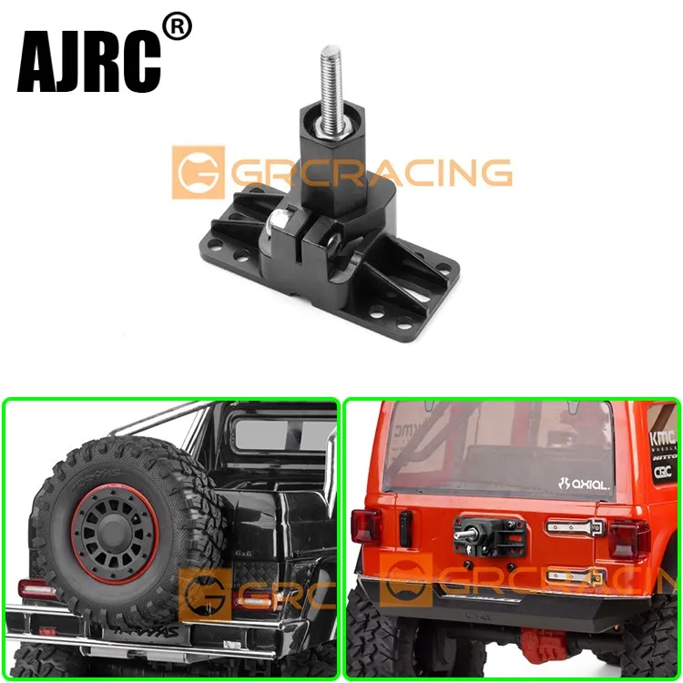 GRC Spare Wheel Bracket / Tire Rack / Wheel Holder Carrier for TRX4 Axial SCX10 RC4WD D90 Tamiya CC01 1/10 RC Car Crawler #G159A