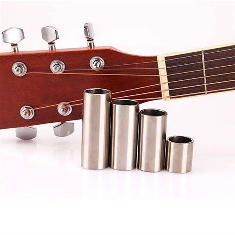 1pc Silver Metal Guitar Slide Plated Guitars Slider For Electric Guitar New Guitar Parts Musical Instrument Accessories