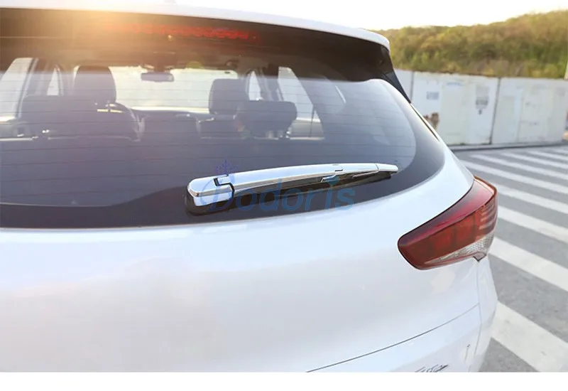 For Hyundai Tucson 2016 2017 2018 2019 2020 Rear Window Rain Wiper Cover Blade Frame Sticker Car Styling Auto Accessories