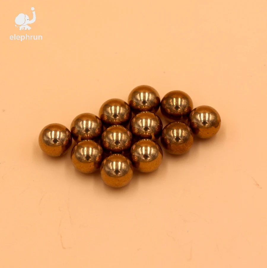 Brass (H62) solid bearing balls 12mm 12.7mm 15mm 15.875mm 20mm 30mm High Precision