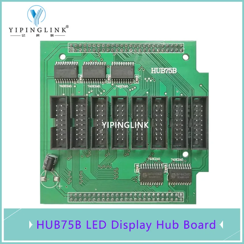 

Full color LED screen HUB75B led hub board 1-16 scan led cabinet receiver hub board support all brands