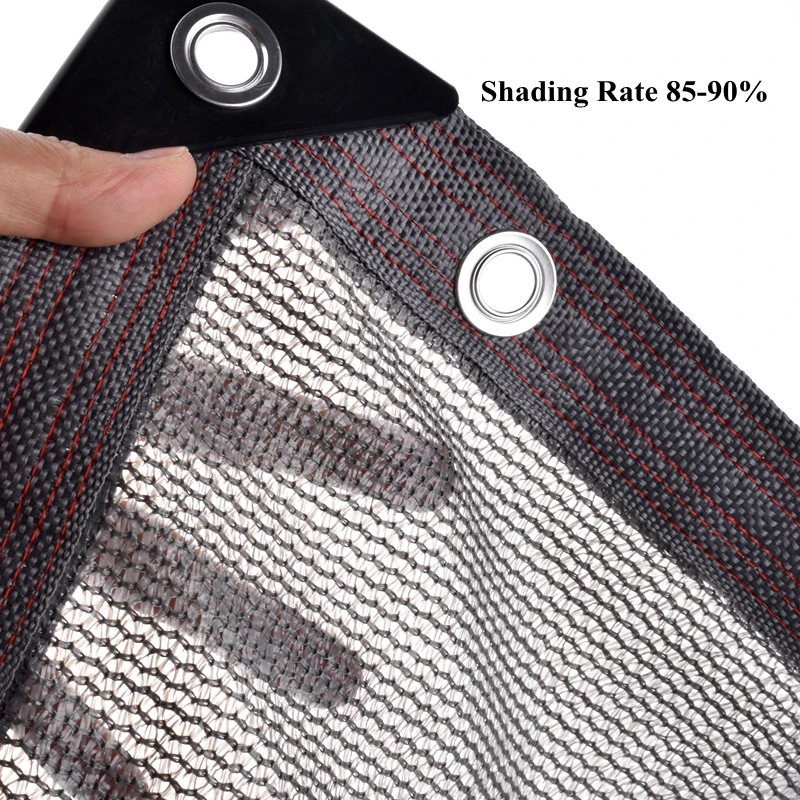 Hi-Quality Anti-UV HDPE Gray Sunshade Net Garden Succulent Plant Shading Net Swimming Pool Cover Sun Shade Cloth Awning Sunblock