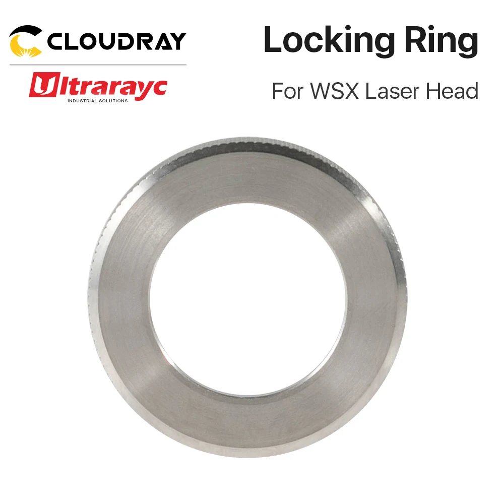 Ultrarayc Fasten Ring For WSX Fiber Laser Cutting Head Fasteners Nozzle Connection Part Laser Locking Ring Fasten Nut