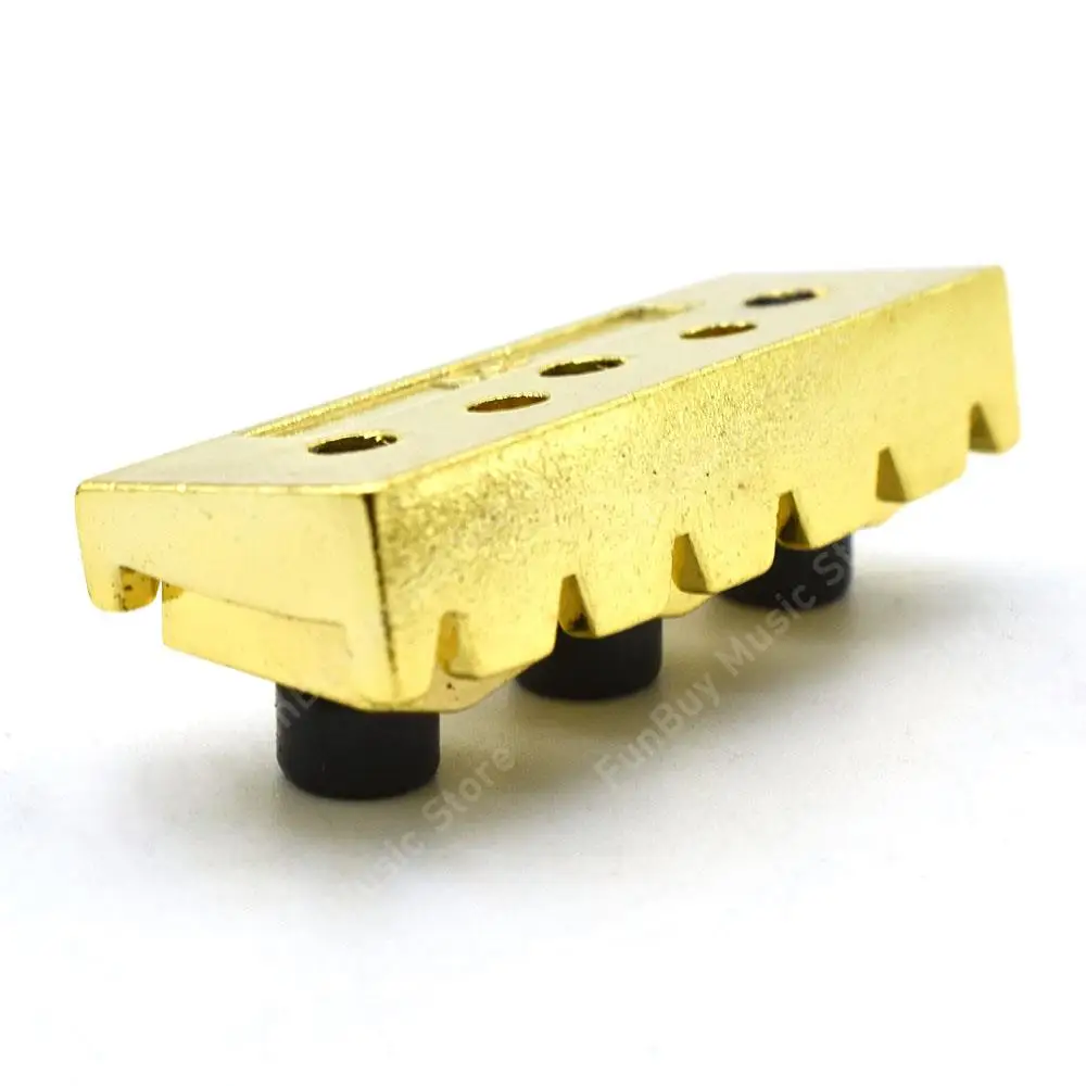 42MM 43mm Guitar Tremolo Bridge Locking Nut Electric Guitar Locking String Bridge Nut Black Gold Chrome