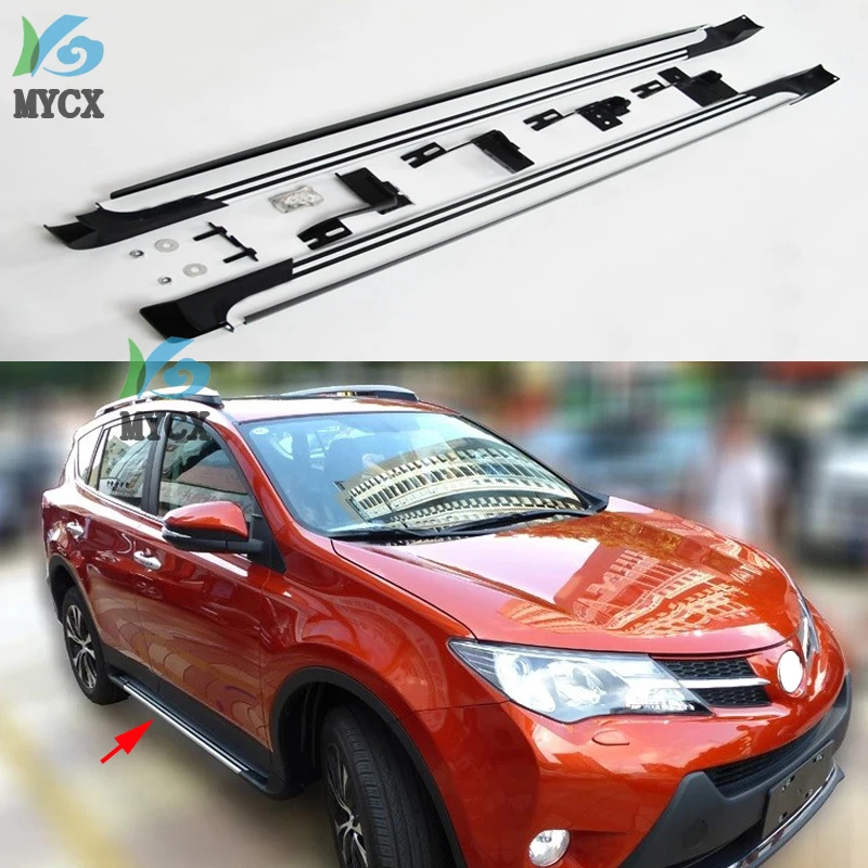 

Luxurious Running Board Side Bar Pedals Foot Step For Toyota RAV4 2013-2017,New Design,Fahsion Outer Shape,Very Popular In China