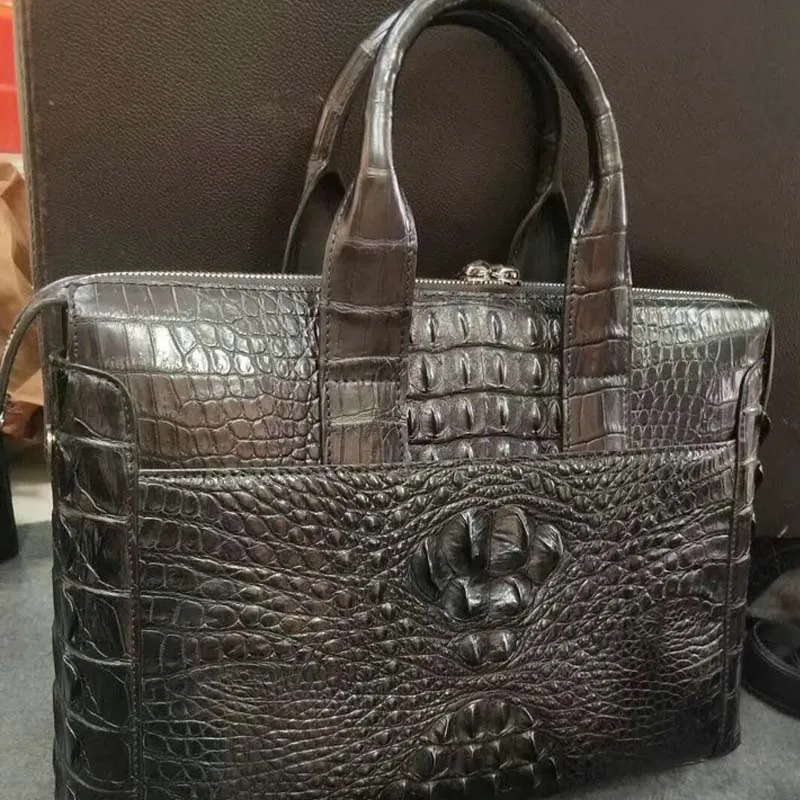 xinepiju men handbag crocodile leather handbag men bag male handbag male bag crocodile bag Business and leisure bag