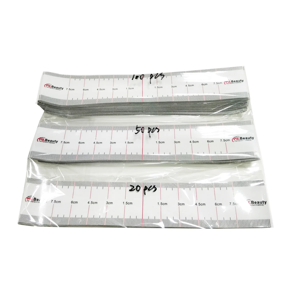 Disposable Clear Ruler Stickers For Eyebrow Permanent Makeup Design Symmetrical Accurate Microblading Sticker tattoo accessories