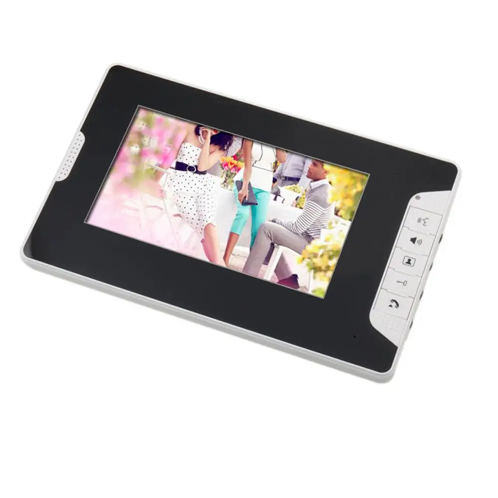 Yobang An Ninh 7 "Màn Hình LCD Màn Hình Màu Chuông Cửa Chuông Điện Thoại Video Liên Lạc Nội Bộ Nhà Cửa Vào Hệ Thống Cho Apartmen