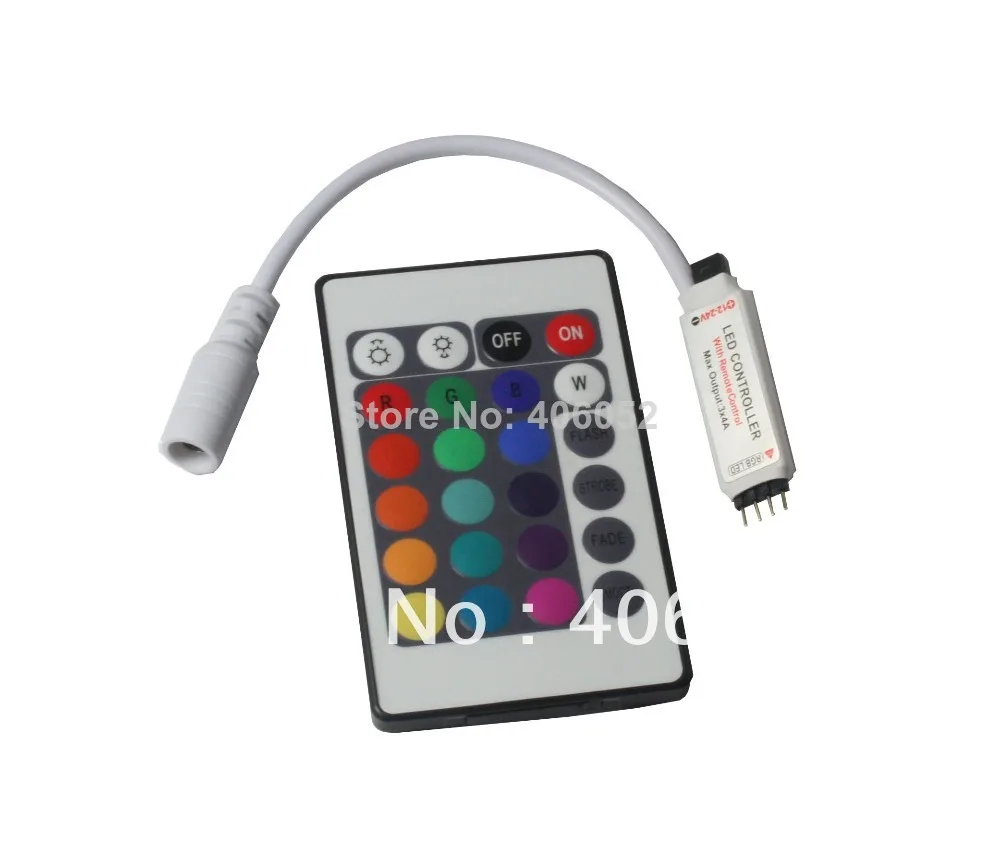 high quality dc 12v Wireless IR Remote infrared controller RGB led strip controller 24 key