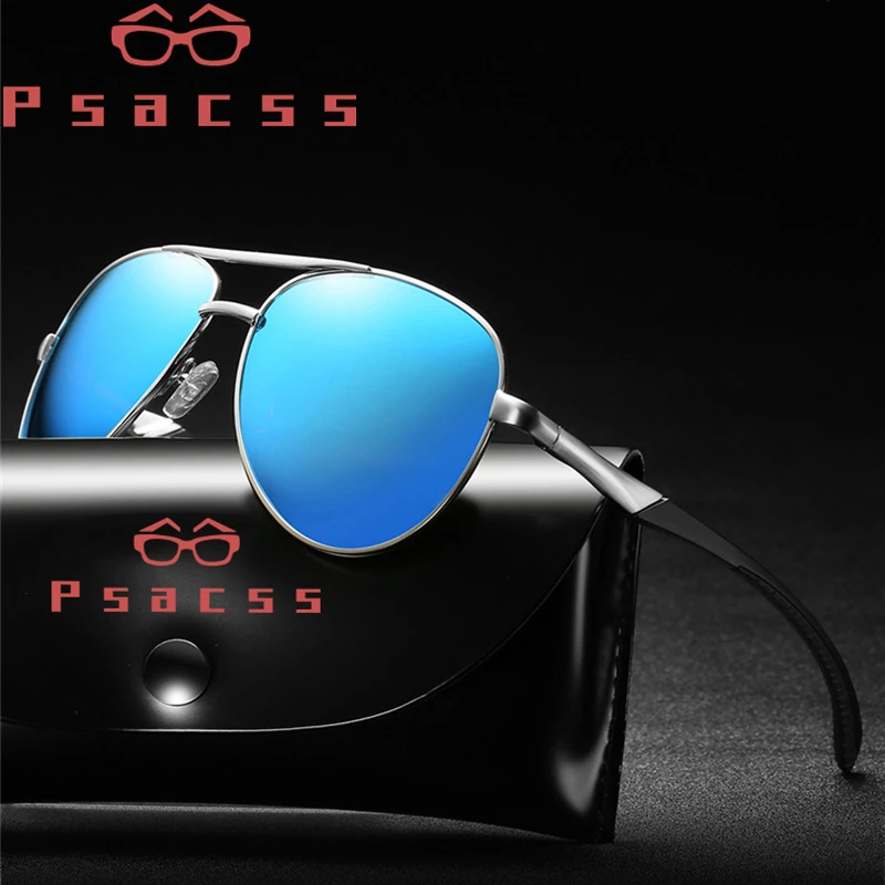 

Psacss Polarized Sunglasses Men 2019 Classic Pilot Sun Glasses Luxury Brand Designer Mirrored Driving lentes de sol hombre UV400