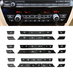 Console Dash Air Conditioner Buttons Key Caps Replacement For BMW 5 6 7 Series X5 X6 F10 F18 F06 F12 F01 F02 F15 F16 520 523