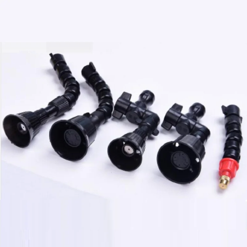 Universal High Pressure Sprinkler Head Sprayer, Mist Projector, Female Atomizer Fittings, 360 Rotation Bending, M14