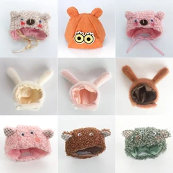 New Ob11 Doll Rabbit Pig Hat Candy Color Cute Animal Shape Kawaii Hat For Molly, obitsu11, GSC Clay Head, 1/8, 1/12BJD Doll