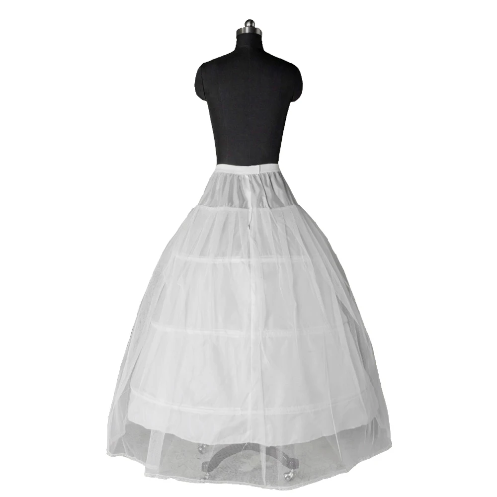 Jiayigong Hot Selling 3 Hoop Ball Gown Petticoat Wedding Dress Underskirt White Color In Stock