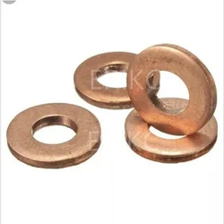 10 pieces/ lot  COMMON RAIL DIESEL INJECTOR COPPER WASHER SEAL For RENAULT  (size:7.4*15*3) thickness=3mm