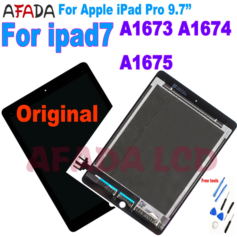 

9.7''LCD Display for ipad 7 Touch Screen Digitizer Assembly For ipad Pro 9.7" Replacement Screen A1673 A1674 A1675 Repair Parts